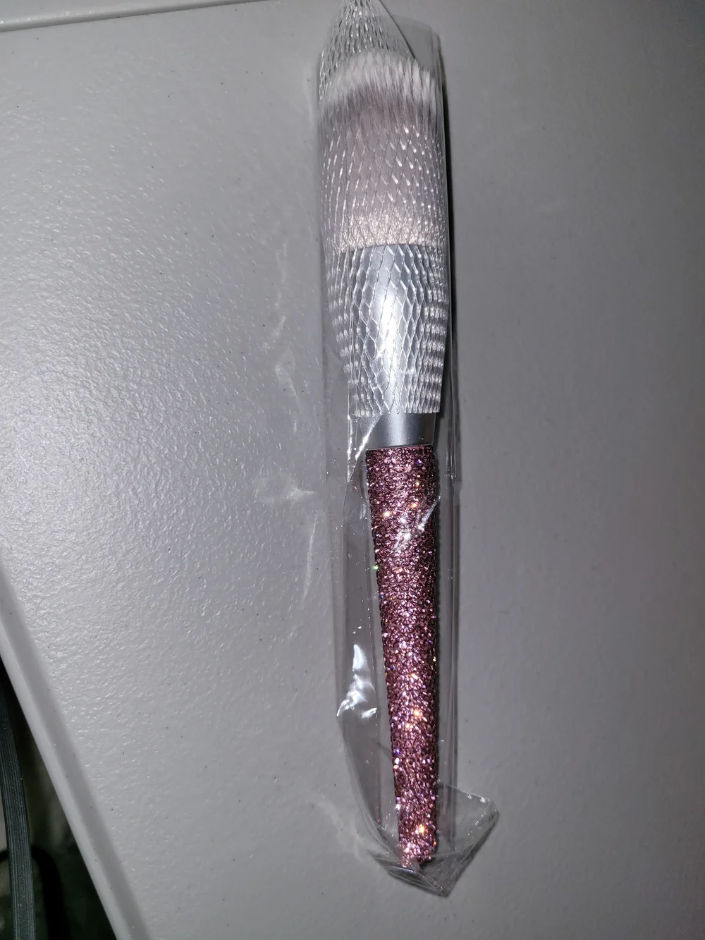 Texamo Yuwan Series Pink Glitter Powder Brush